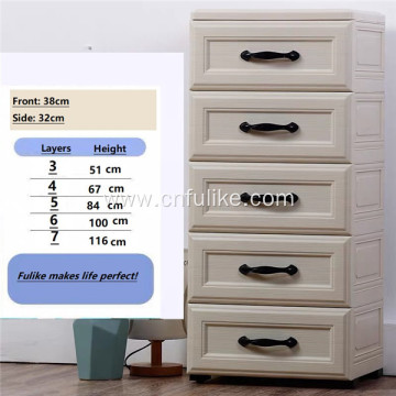 Drawer Storage Cabinet Extra Large Thick Cartoon Organizer